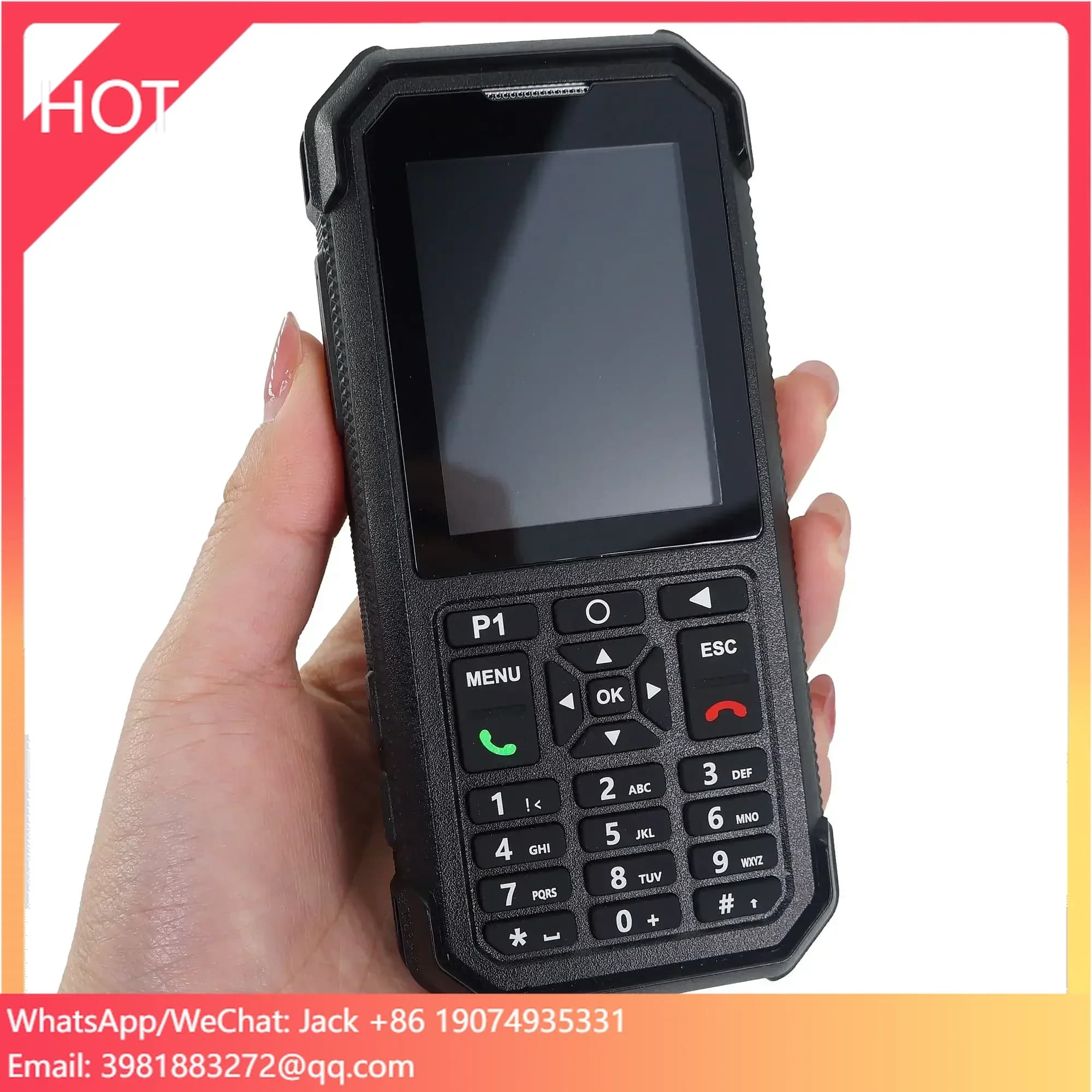 Kultalks KP-960 Radio 4G LTE Zello, Walkie Talkie GSM, Telefono Cellulare con Scheda SIM, Walkie Talkie S004