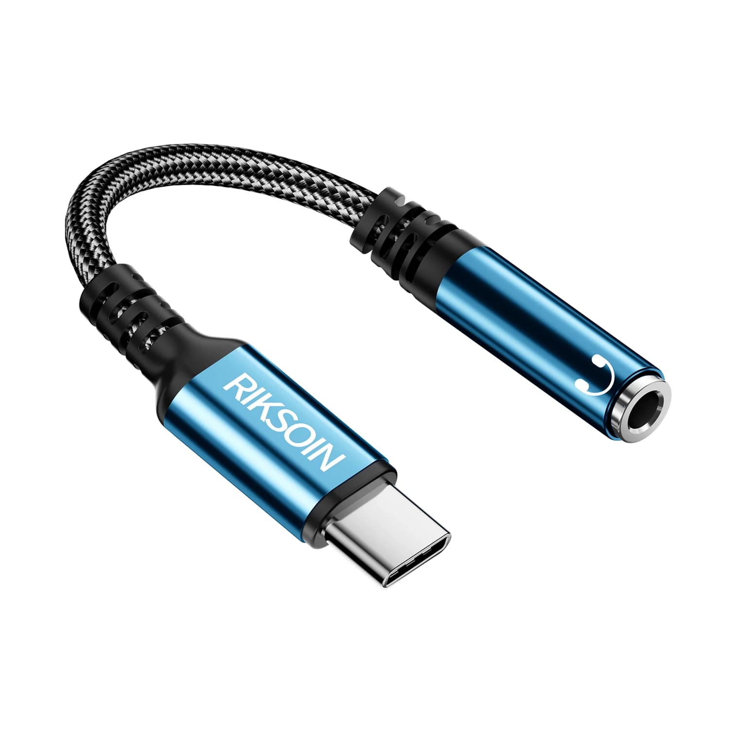 Adattatore Audio USB Type-C a Jack da 3,5 mm Maschio-Femmina, Cavo per Cuffie da 3,5 mm per iPhone 17 Pro Max/16/15/Samsung S25/S24