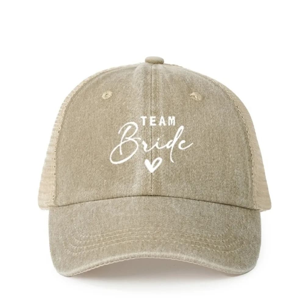 Hip Hop Style Adjustable Snapback Baseball Cap Printed Unisex Snapback Hat Bride Team Design Mesh Printed Baseball Cap Hiking