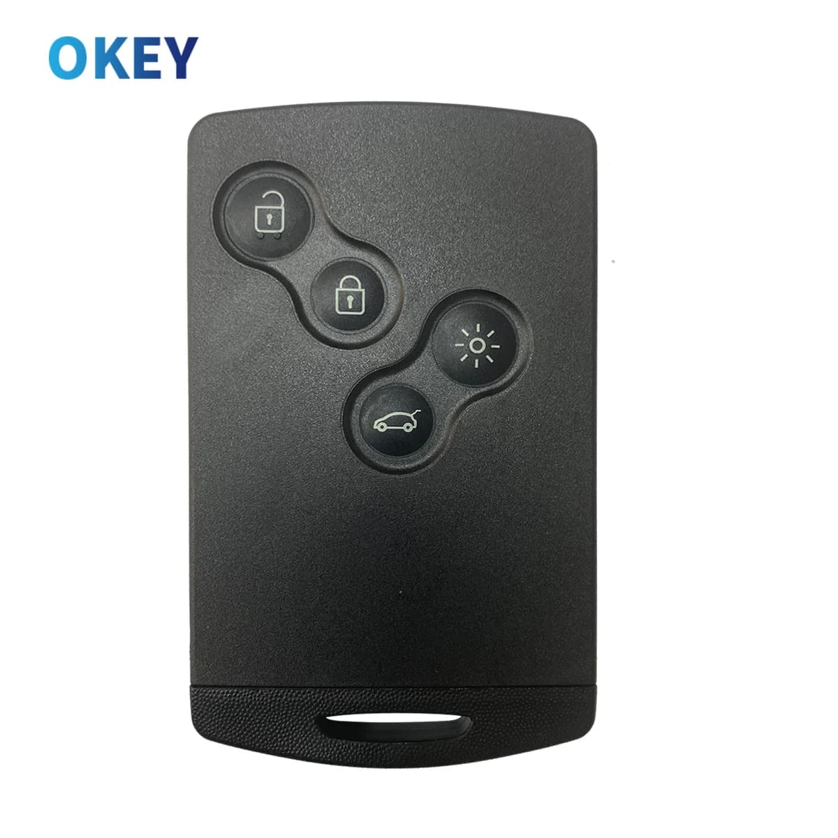 Okey Chiave Dell'automobile 4 Pulsante Borsette Per Renault Megane Laguna Koleos Fluence Scenic Clio Captur Chiave A Distanza Della Carta Chiave Intelligente Borsette Caso Della Copertura