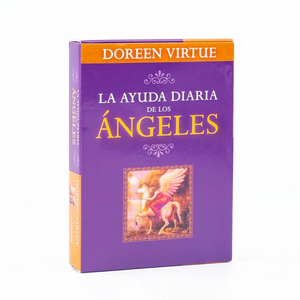 1 pz guida quotidiana dai tuoi angeli Oracle 44 carte Mazzo 10.4*7.4 cm Versione spagnola Fate Divination Tarocchi Gioco da tavolo