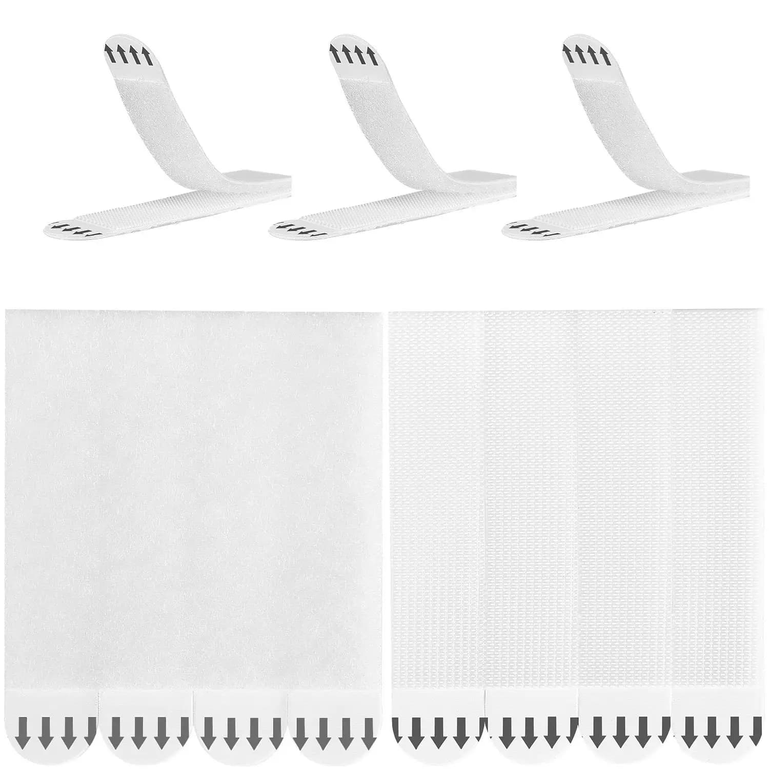 for damage Free Picture Hanging Strips 34 Pairs Large Hook and Adhesive Wall Mount Strips for Photos Frames and Home Decor