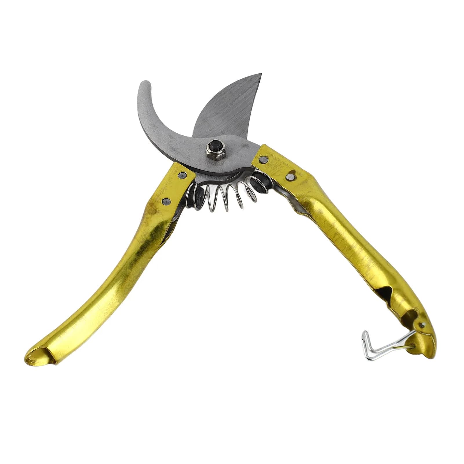 Garden Pruning Shear Multifunctional Spring Design Ergonomic Handle Pruning Scissor with Safety Lock for Plants Fruit Tree