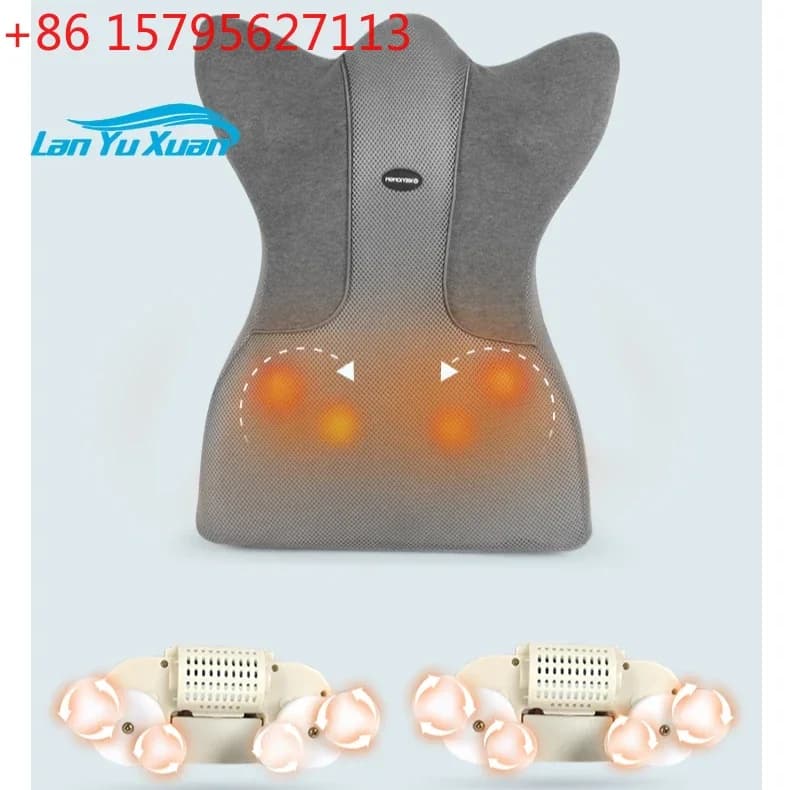 Cuscino di Supporto Lombare Multifunzione per Auto e Cuscini Massaggianti per il Collo - Offerta Speciale