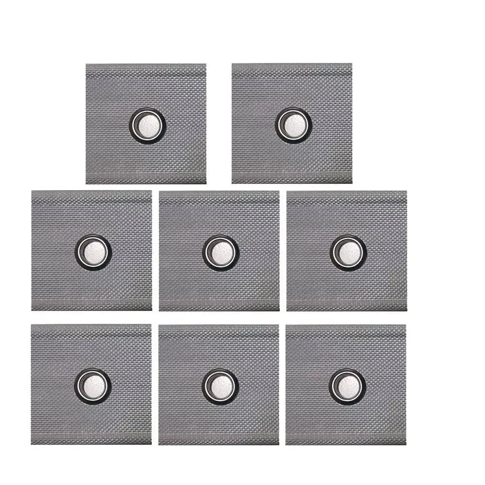 8 ganci universali per tende da campeggio con fori, per roulotte, camper, camper, tende, ganci per ombrellone
