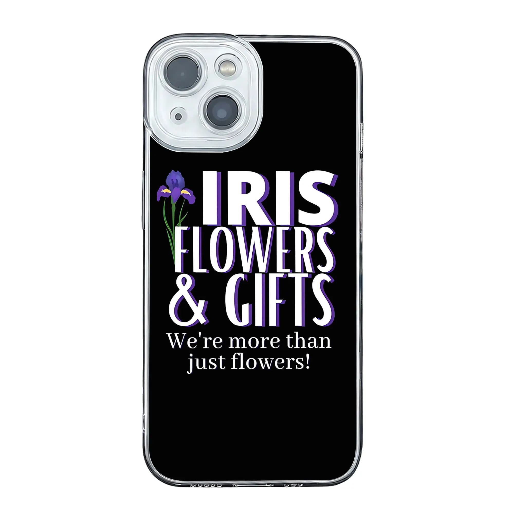 Cover Antiurto Iris Floral per iPhone 17 16 15 14 13 12 11 Pro Max