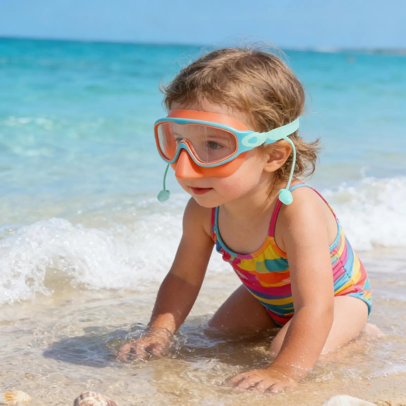 Occhialini da nuoto per bambini, antiappannamento, attrezzatura per sport acquatici, occhialini da nuoto per piscina, per allenamento, spiaggia, parco divertimenti, ragazzi, ragazze