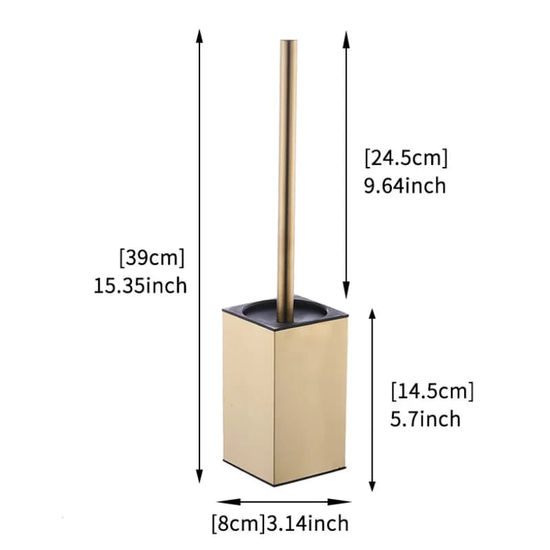bagno dell'hotel domestico a prova di odore con coperchio scopino per WCSet scopino per WC verticale da pavimento in acciaio inossidabile