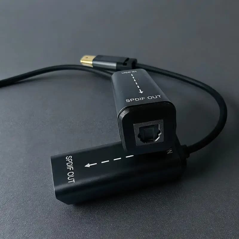 Cavo adattatore convertitore digitale da USB/tipo C a fibra ottica Trasmissione stabile e chiara del suono con uscita F19E