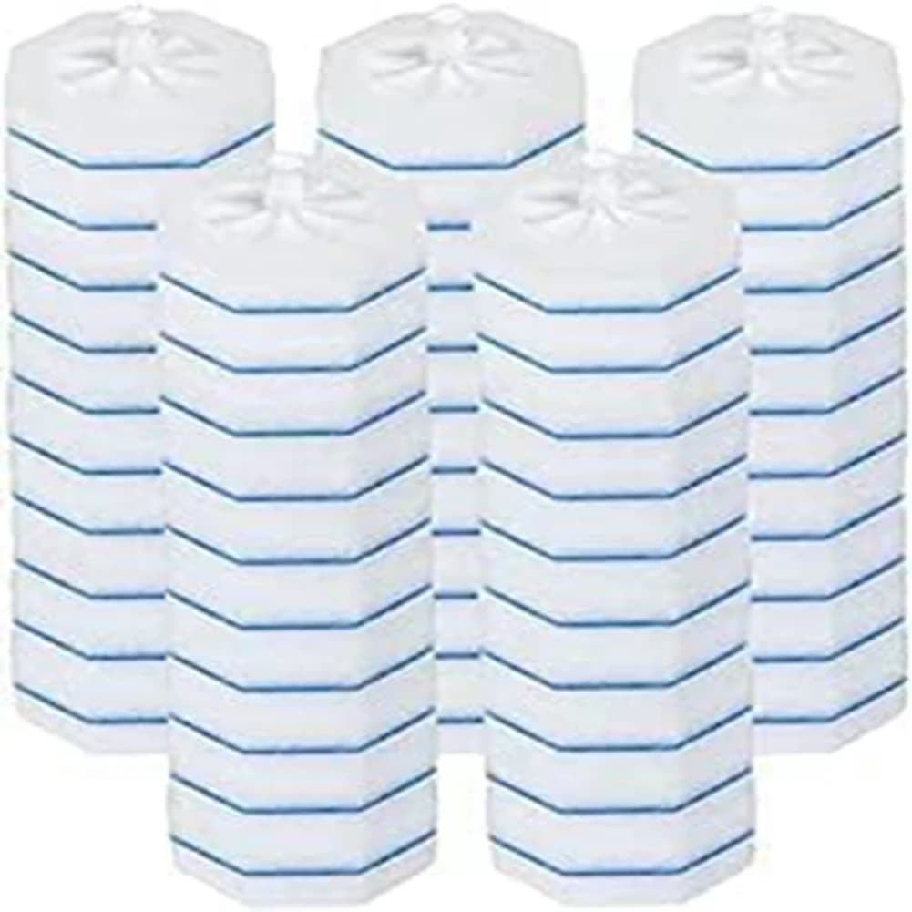 50 pcs of toilet brush updated wand for cleaning disposable toilet paper for wand compatible with wand head