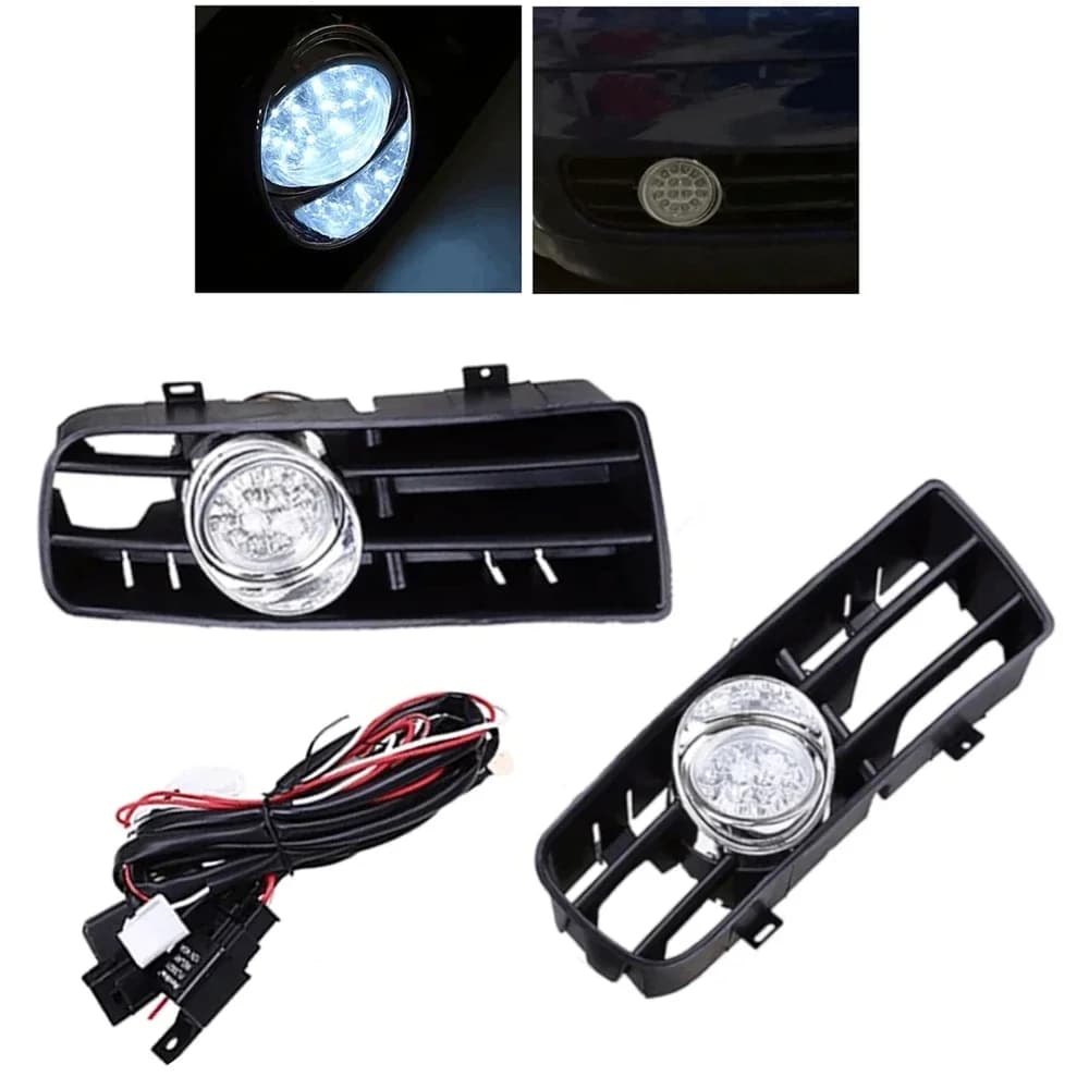 Fendinebbia per Volkswagen Golf 4 MK4 1999-2004 Fendinebbia modificato LED Luce bianca Lampada di guida anteriore con cablaggio