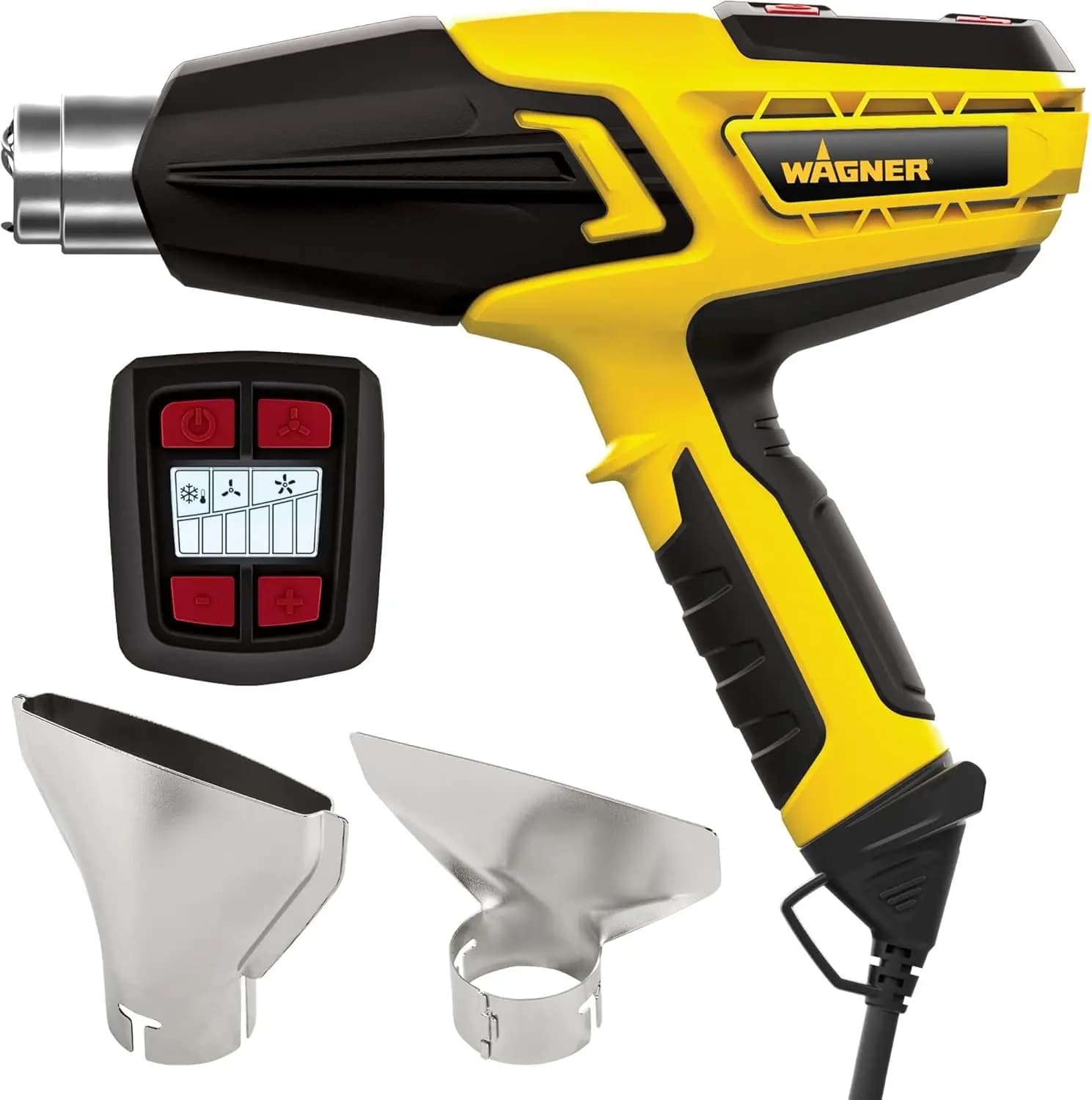 Variable Temperature Heat Gun with 2 Nozzles and 12 Settings (150°F-1200°F) - Electric Heat Gun for Paint Removal, PVC Bending, Crafts, and More