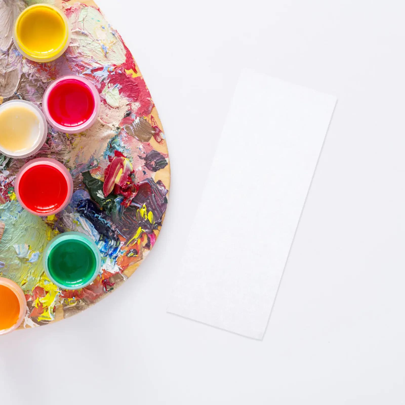50 Pieces of Paper to Maintain Wet Painting, for Acrylic Painting, Wet Paint Tray Paper, Watercolor Mixing Sheets