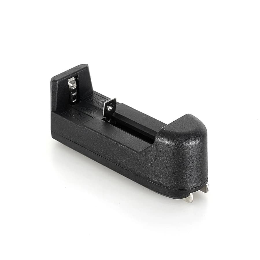 Universal charger with plug USA/EU Single/Dual slot for portable automatic charger with 3.7 V 18650/26650/ lithium-ion battery 16340/ 16650/146450
