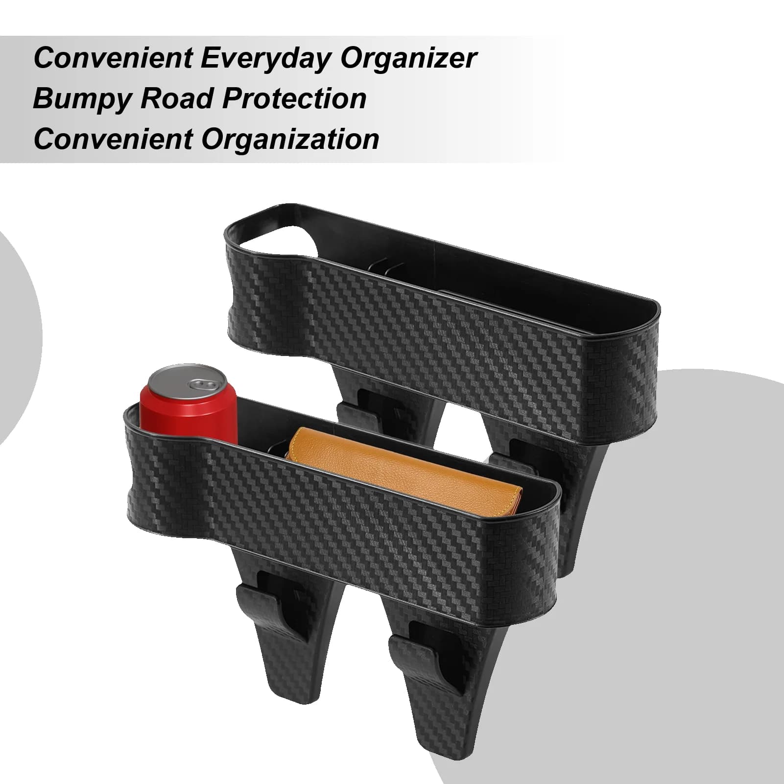 Organizzatore di riempimento delle fessure del sedile Catcher per console antiscivolo Organizzatore di stoccaggio del seggiolino auto Blocco delle fessure per l'organizzazione Prevenire
