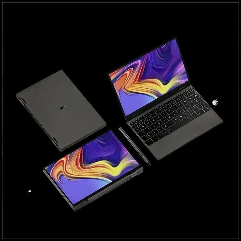 Mini laptop Touchscreen da 10,1 pollici I7 Laptop Design Yoga a 360 gradi Computer SSD da 16 GB + 1 TB