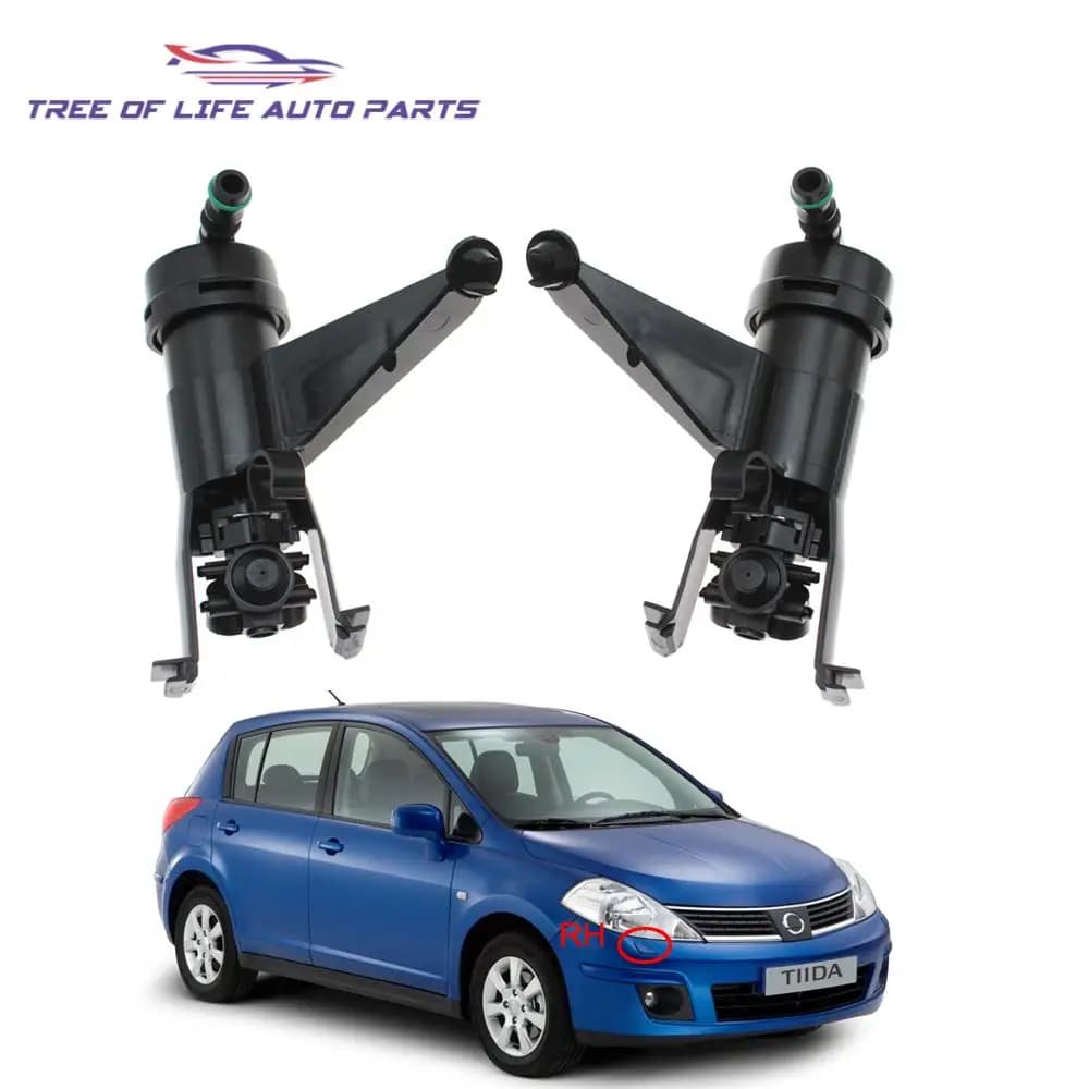 Muslimah anteriore lavafari ugello faro pulizia pompa Spray cilindro per Nissan Tiida Versa C11 2004-2011