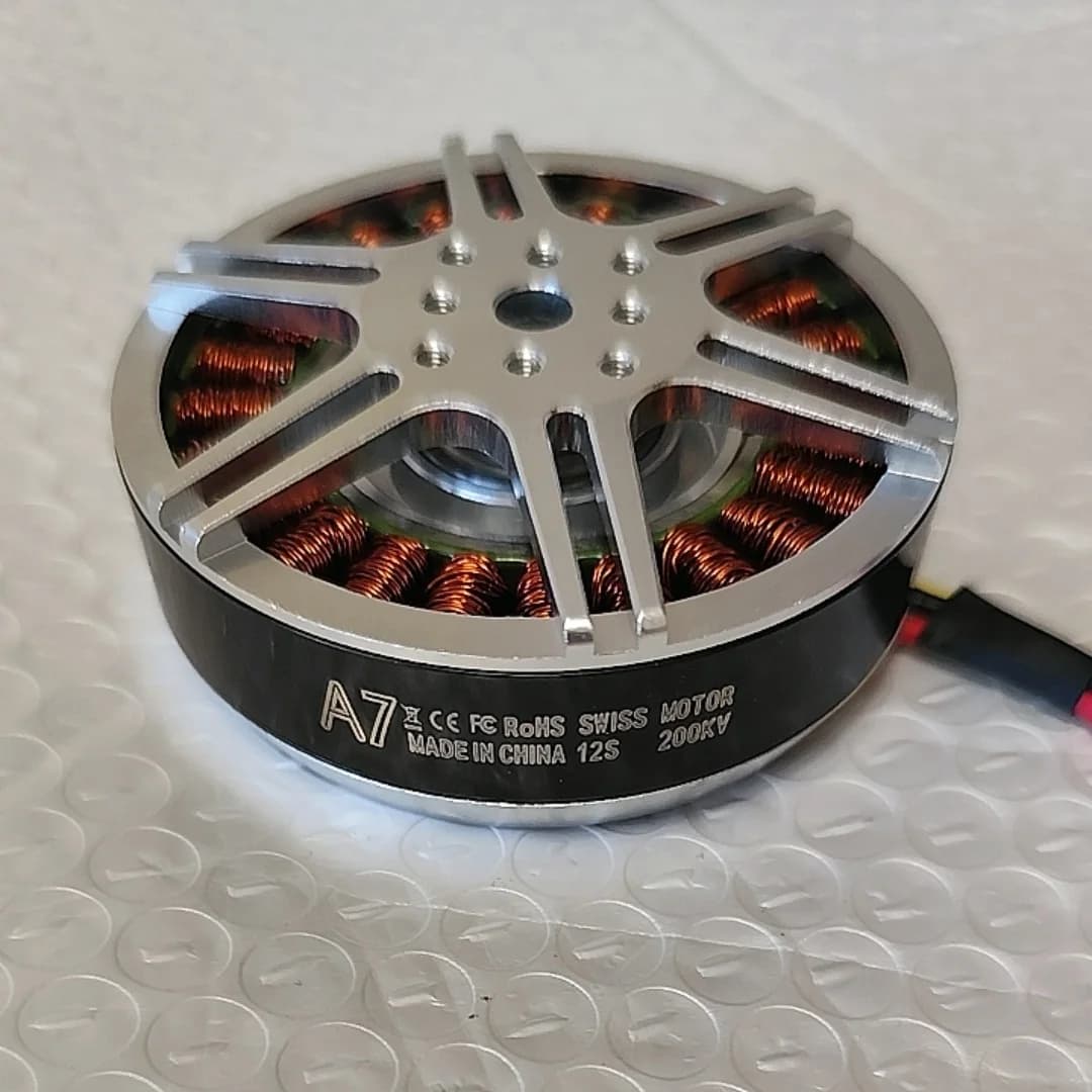 Motore Brushless A7025(6210) per Droni di Protezione delle Colture UAV 200KV Motore a Rotore Esterno per Aeromobili con Grande Spinta