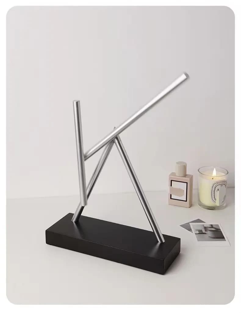 Pendolo del Caos, Sfera Oscillante, Ornamento Creativo da Scrivania, Decorazione per Casa, Antistress, Regalo per Credenza del Soggiorno
