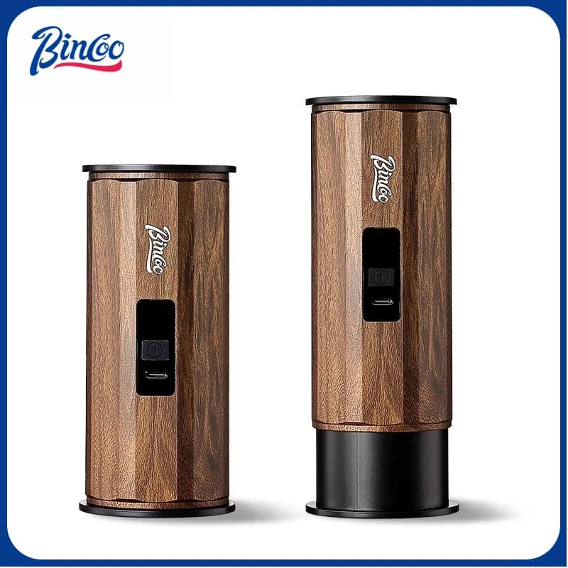 BINCOO Electric Coffee Grinder Portable Hand-Drip Espresso Machine Home Coffee Bean Automatic Grinder with Steel Core