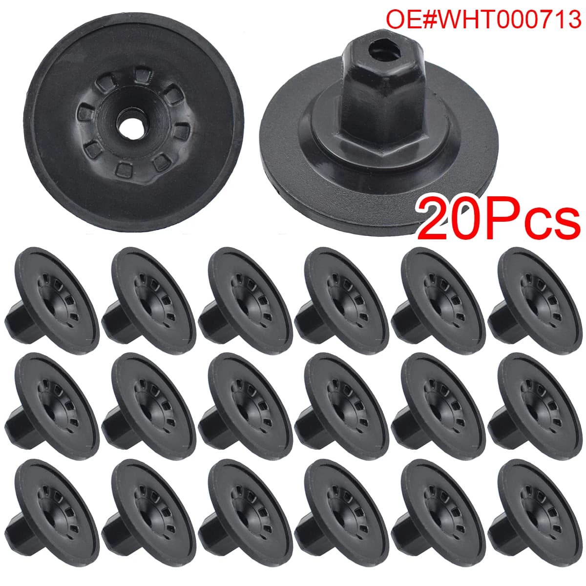 20PCS Auto Sottocorpo Scudi Pannello Isolante Trim Clip di Fissaggio Viti Autofilettanti Sedile Dado Tappo di Fermo Per Audi VW Auto Clip