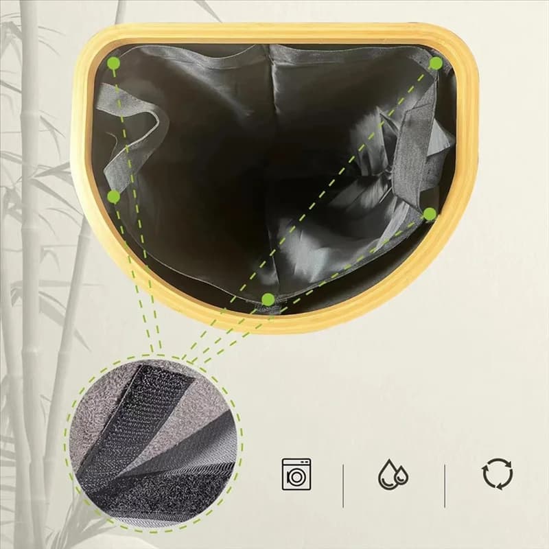 BMBY-Contenitori per riciclaggio per cucina Contenitori per riciclo per interni con coperchio per bottiglie Lattine Cartoni in plastica di vetro