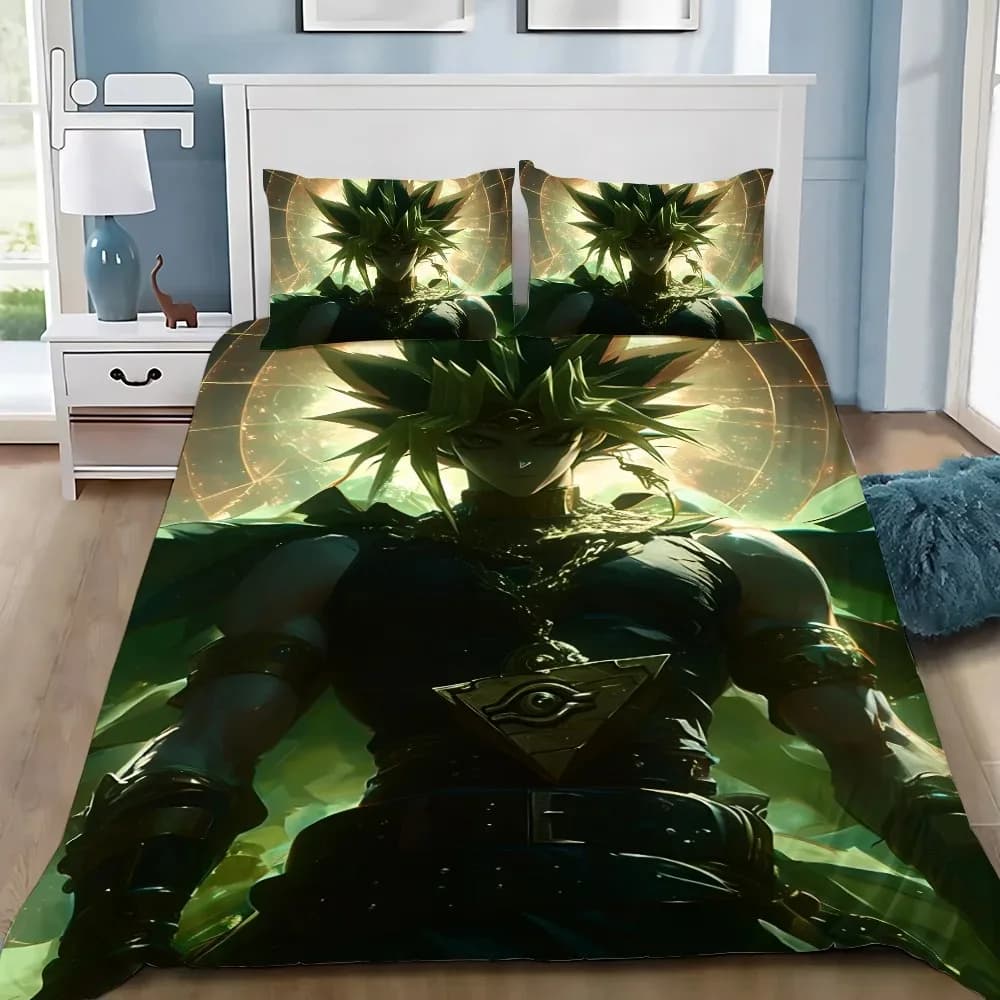 Copripiumino 3D Yu-Gi-Oh Faraone Atem Gioco squisito Stampa digitale Set biancheria da letto Trapunte Letto Decorazioni per la casa Ragazze Ragazzi Regalo