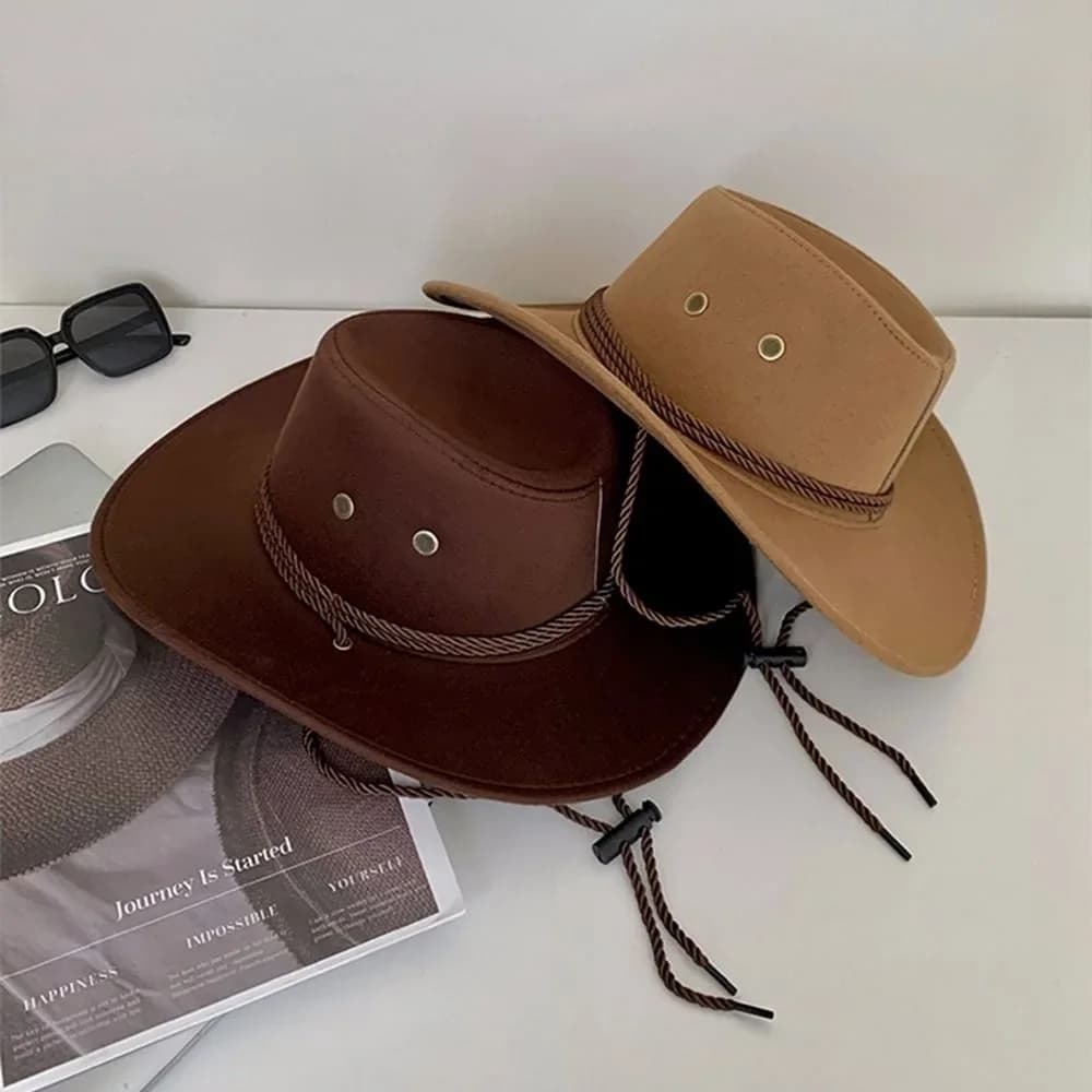 Western Cowboy Hat Large Tent Horse Hat Beach Hat Summer Sun Hat Climbing Hat Solar Protection Hat Woman/Female