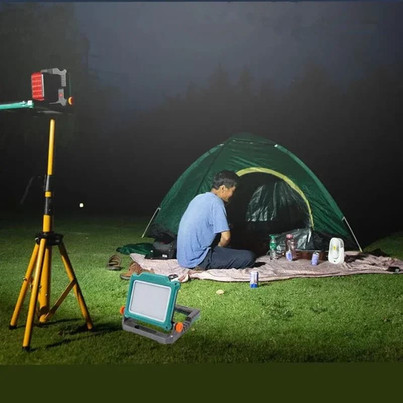 Outdoor Camping LED Work Light Table Projector for Makita for Dewalt for Bosch for Milwaukee for Black Decker Battery