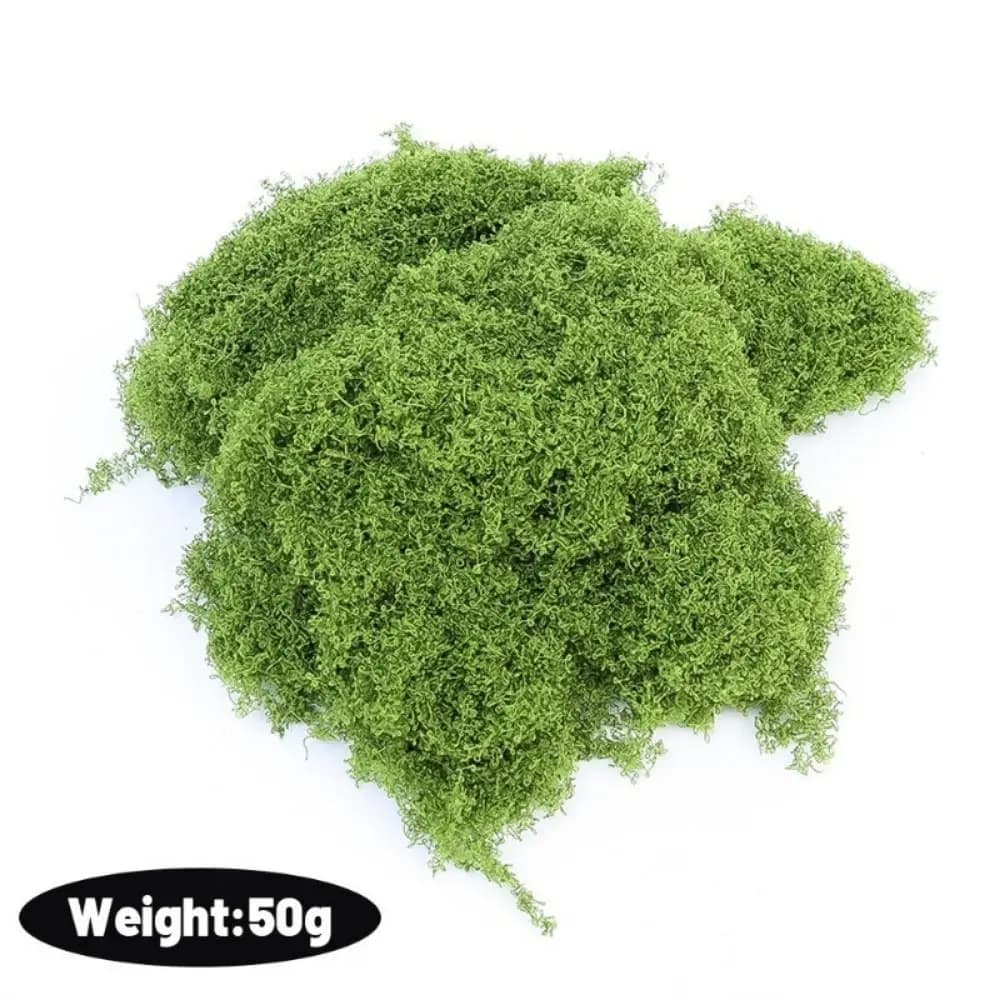1Set For Potted Plants Simulation Moss Flower Moss Home Garden Decors Green Moss 30/50g Ornaments Micro Landscape Fake Grass