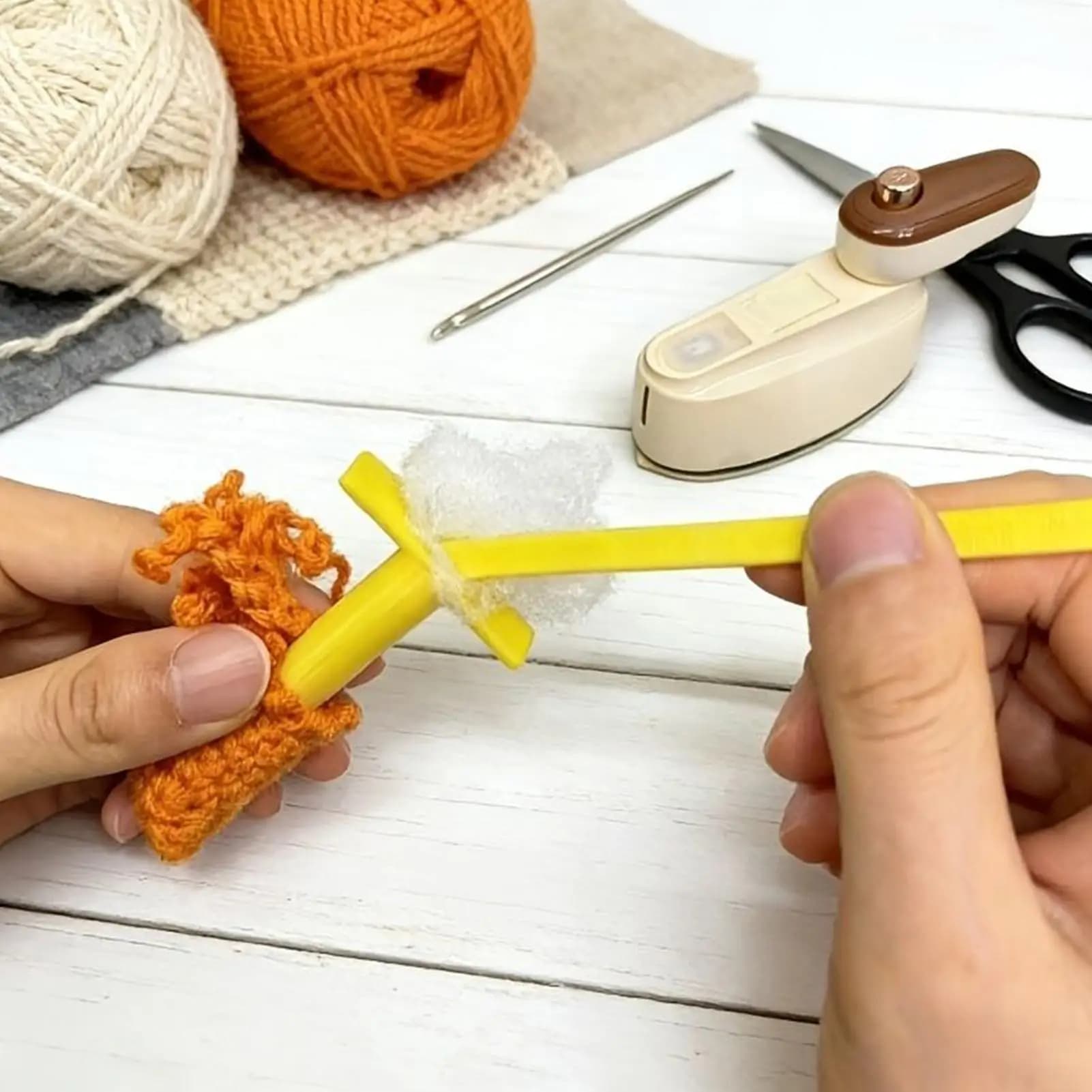 Kit Fai-da-Te per Imbottitura in Cotone, Strumento per Cucito Rapido, Riempimento Tessuti per Artigianato, Quilting, Peluche, Cuscini, Kit per Cucitori