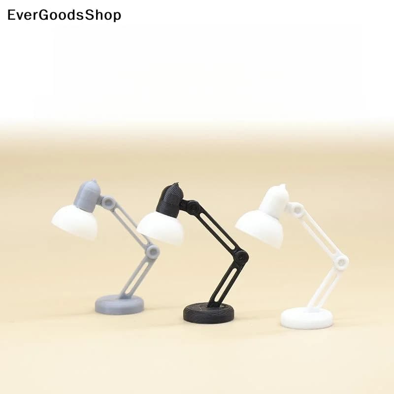 ✦ 1Pcs Doll Home Simulation Table Lamp Furniture Decoration Toy 1/12 Dollhouse Miniature Desk Lamp Bedside Lamp Model