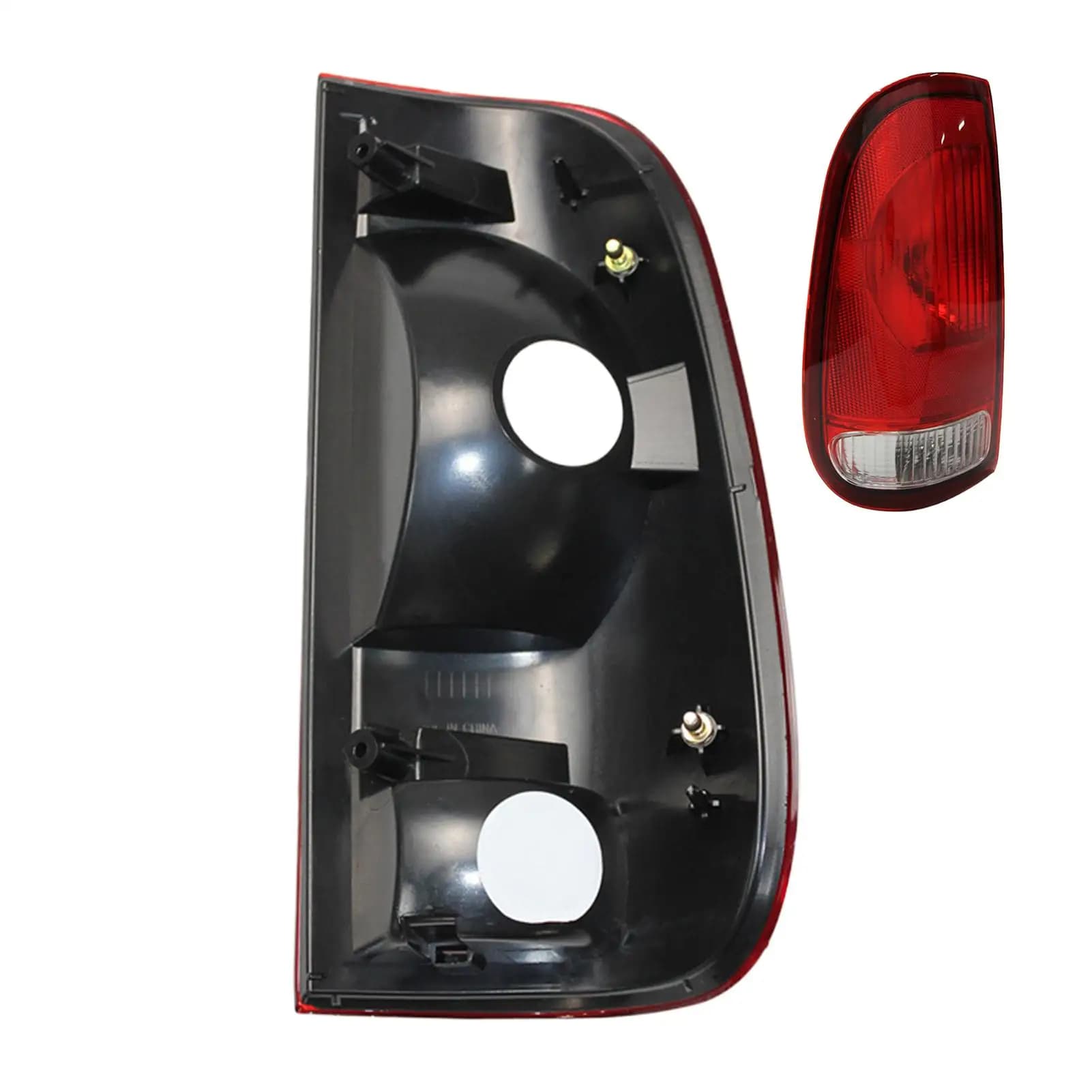 Gruppo Luci Posteriori Professionali Senza Lampadine per Ford F-150 1997-2003 e Super Duty 1999-2007, Lampade Posteriori Impermeabili per Visione Notturna