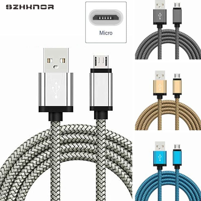 0.2M 1M 2M Lungo Micro USB caricatore cavo di Ricarica Veloce Per Samsung Galaxy J3/J5/J7 2017 samsung A3/A5/A7 2016 caricatore del telefono mobile