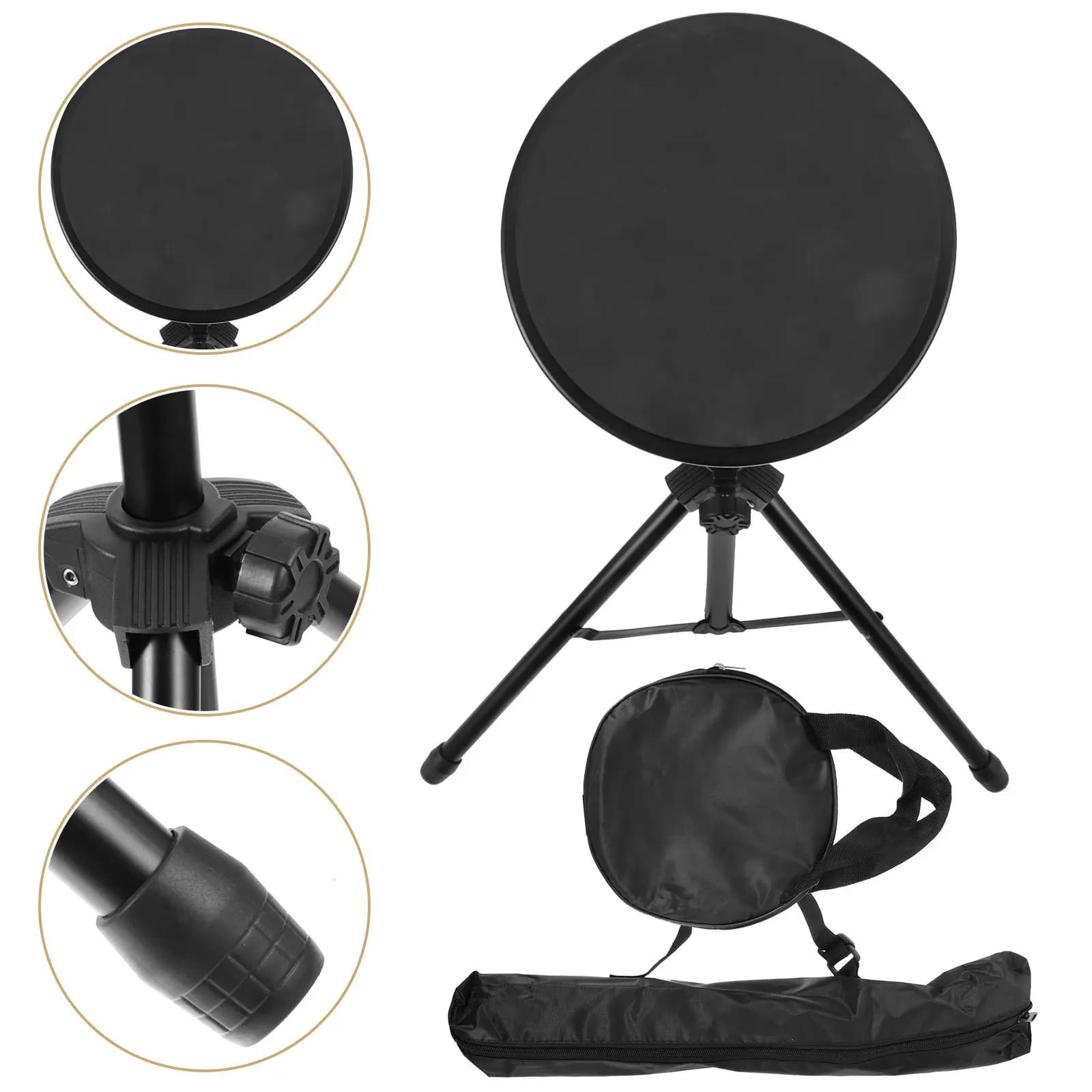 Set di Pad Silenziosi per Pratica di Batteria, Pad Antirumore per Principianti e Professionisti, Compatibili con Appartamenti, Accessori per Batteria