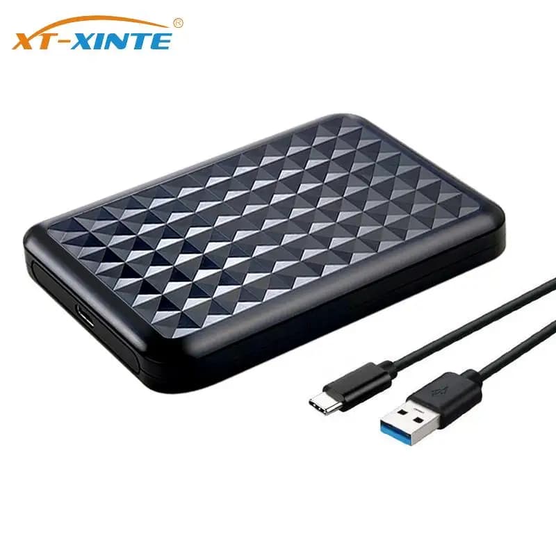 Custodia HDD custodia esterna per disco rigido SATA HDD SSD da 2.5 pollici da tipo C a USB 3.1 per custodia per disco rigido da 5Gbps per PC