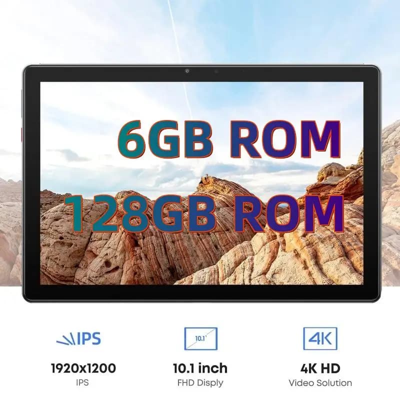 CWI559 6GB DDR RAM 128GB ROM 10.1” LCD Screen Windows 11 Tablet 64-bit Intel Core N5100 CPU 1920x1200 IPS 2*Type-C Port