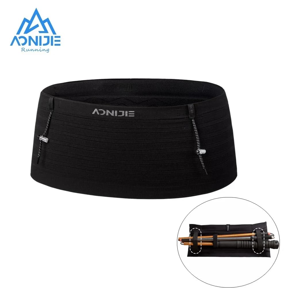 AONIJIE Running Waist No Bounce Trail Running Belt Moisturizing Waist for Triathlon Gym Fitness Running Accessories W8116