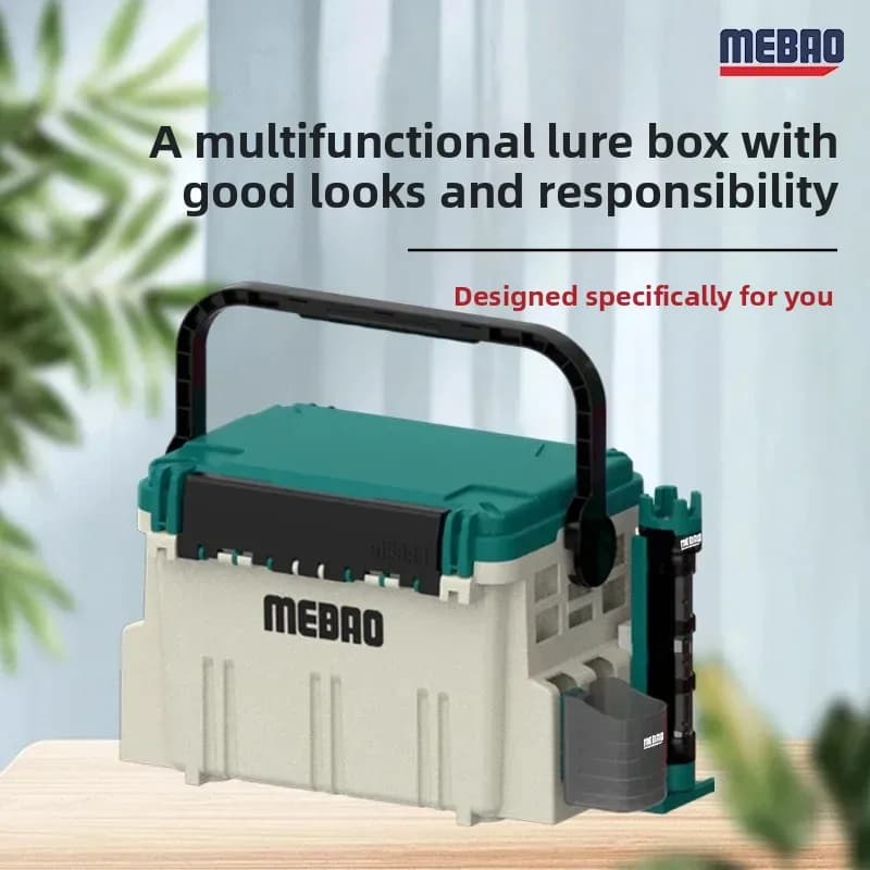 New‑Style Single‑Layer 500 Large‑Capacity Lure Fishing Box Multifunctional Convenient Outdoor Angling Tackle Storage Gear Case