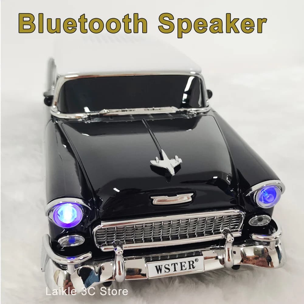 Altoparlante Bluetooth senza fili Subwoofer Supporto U Disco Scheda TF Radio Fm Bassi scioccanti portatili Cassa di risonanza stereo vintage caixa de som