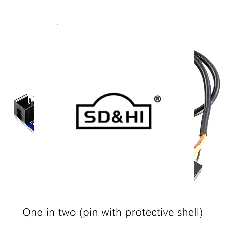 Cavo di Estensione USB 9 Pin da 1 a 2 per Scheda Madre, Adattatore Splitter USB 2.0 per Desktop