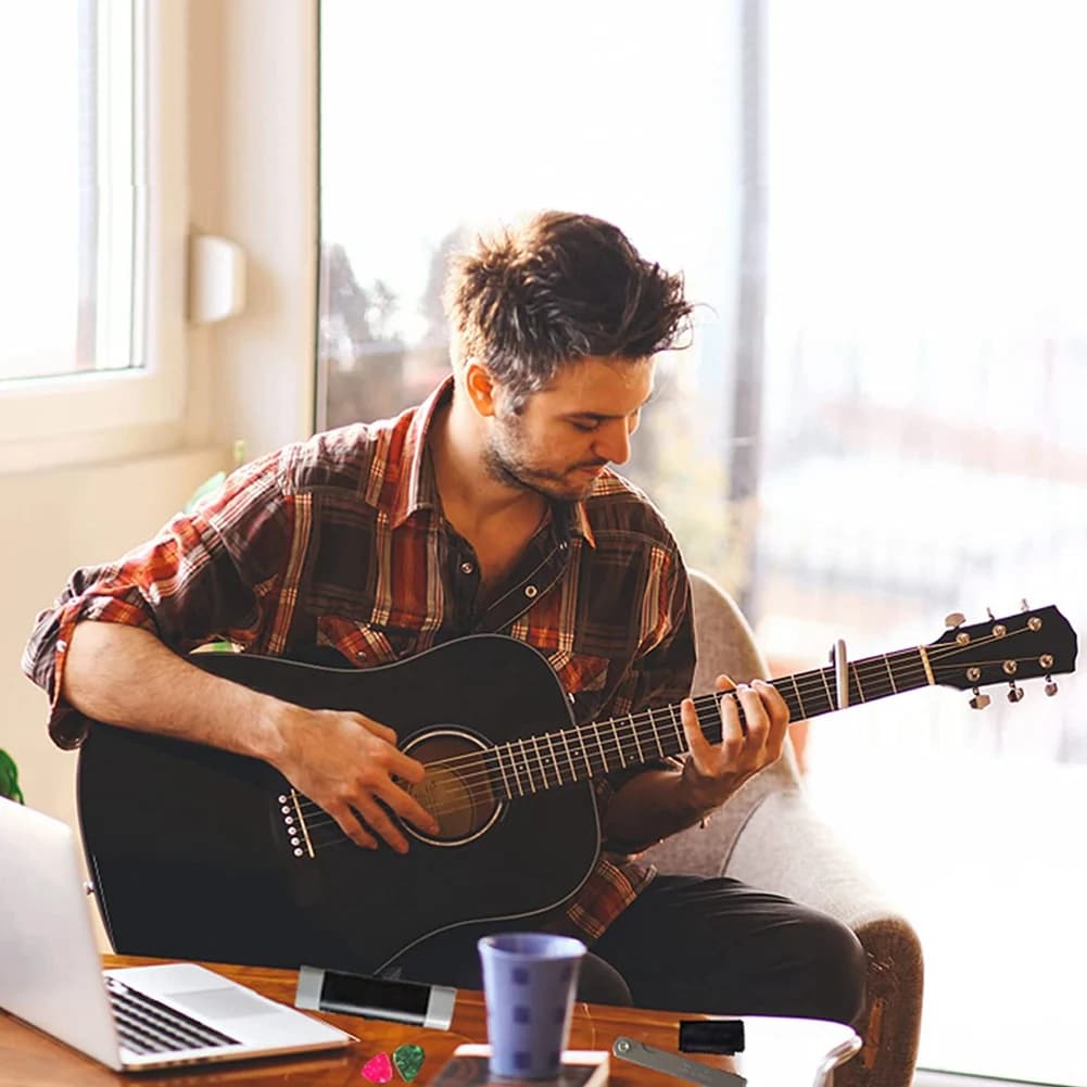 67PCS Kit di attrezzi per chitarra per set up, regolazione e riparazione dell'intonazione, kit di manutenzione per chitarra per chitarra basso e ukulele