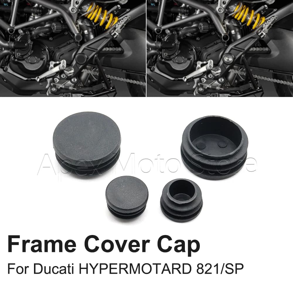 Accessori Moto: Tappi Copriforo Telaio e Protezioni Fori Telaio per Ducati HYPERMOTARD 821 SP