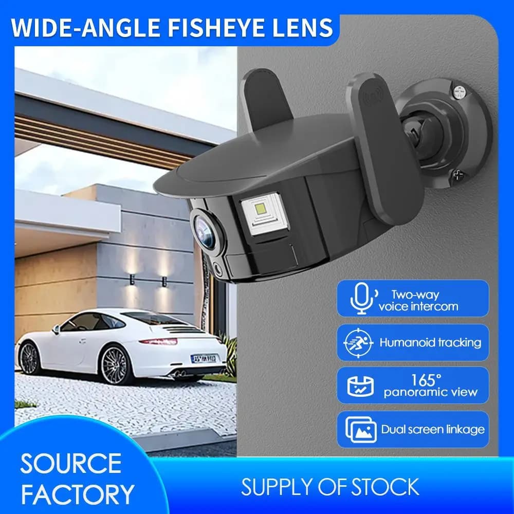 3MP 1296P Carecam APP Telecamera bullet IP wireless grandangolare Full Color AI Rilevazione umanoide Sicurezza domestica CCTV Baby Monitor