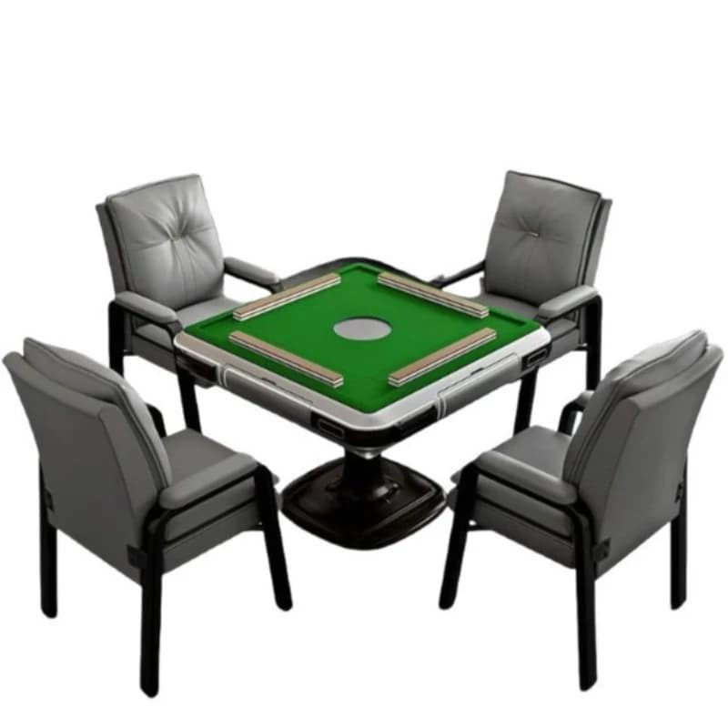chi scacchi e cartoline, comodo schienale per uso domestico, sedia per computer sedentaria, macchina per mahjong, un set di quattro sedie