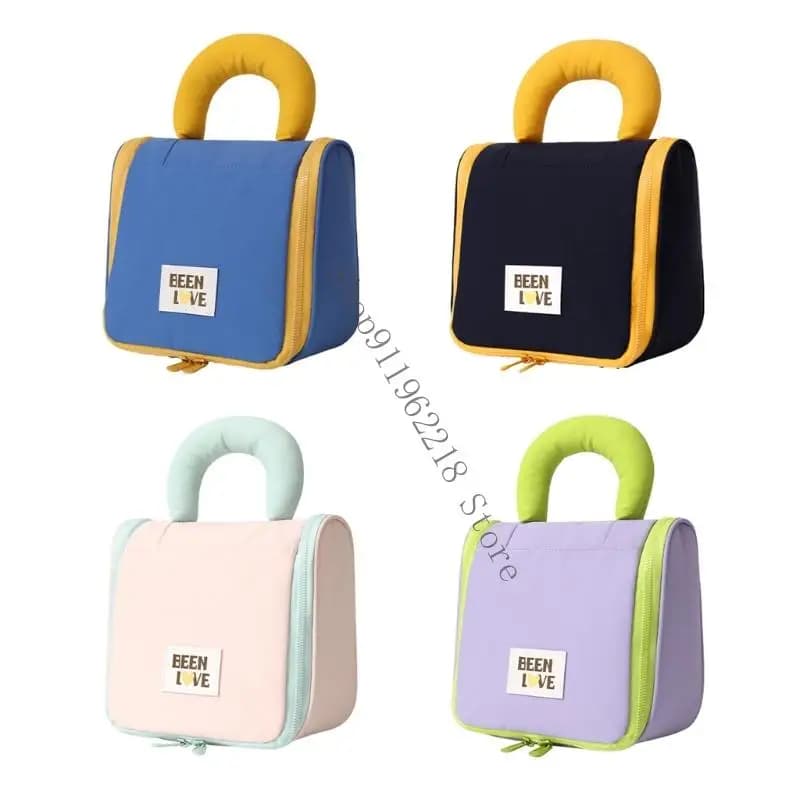 Borsa da viaggio Borsa da viaggio con gancio per appendere, Borsa per cosmetici per trucco resistente all'acqua 066F