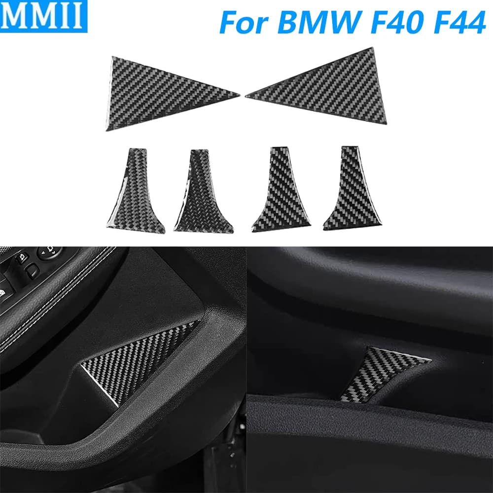 Per BMW Serie 1 F40 Serie 2 F44 2020-2024, Copertura in Fibra di Carbonio per Portaoggetti, Pannello Decorativo, Accessori Auto, Adesivo
