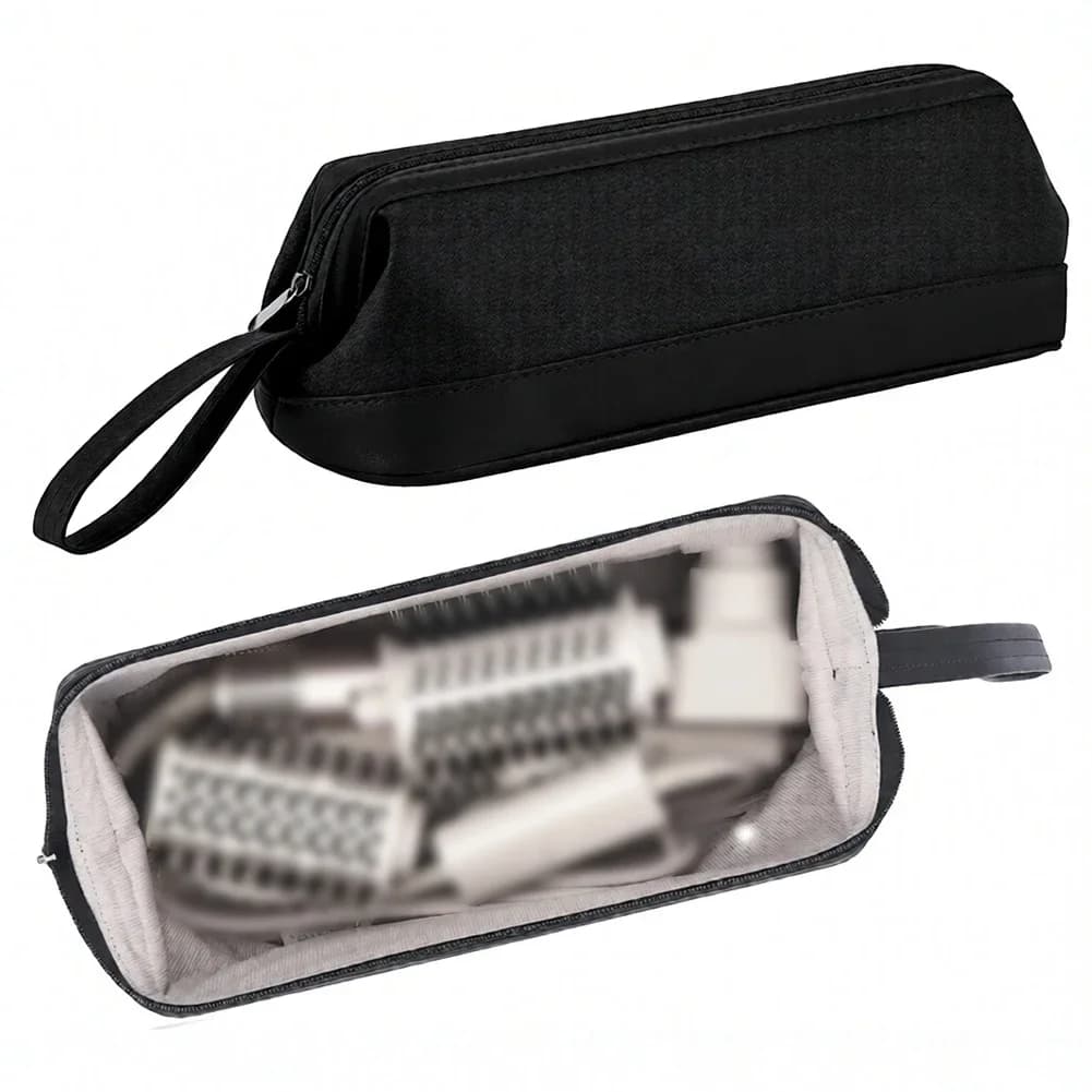 Borsa per Asciugacapelli 15,3 X 6,7 X 4,9 Pollici, Organizer per Articoli da Toeletta, Custodia per Strumenti di Styling con Fodera Morbida Imbottita, Design Pieghevole
