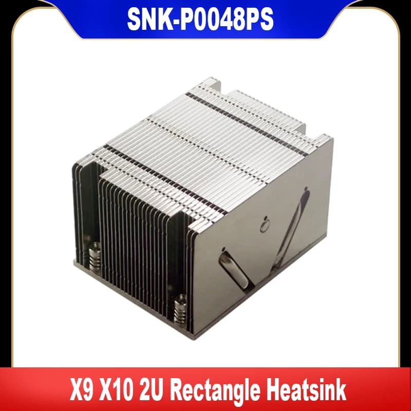 Original SNK-P0048PS X9 X10 2U Rectangle Heatsink Radiator CPU Cooler Narrow ILM LGA2011 2U High Quality