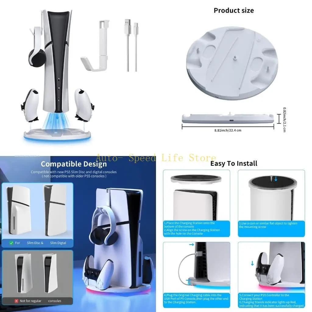 02DA Suitable host mounting base for vertical support for thin shelf with ear hook